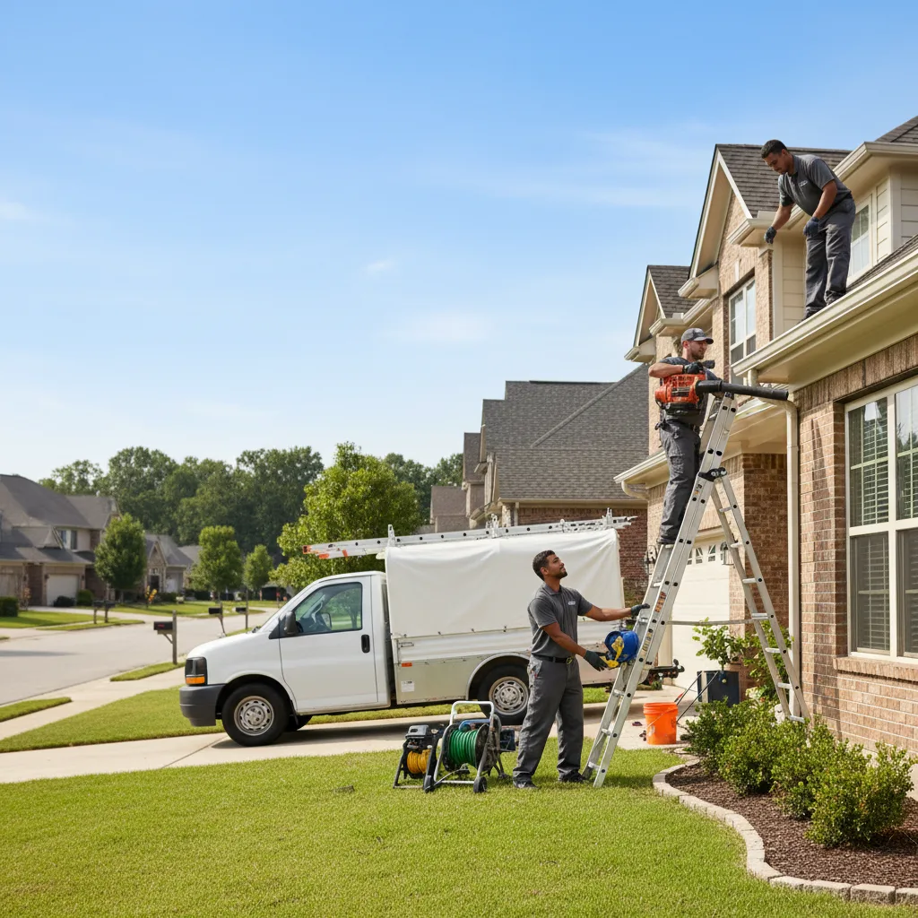 Home Gutter Service in Muldrow, OK near me